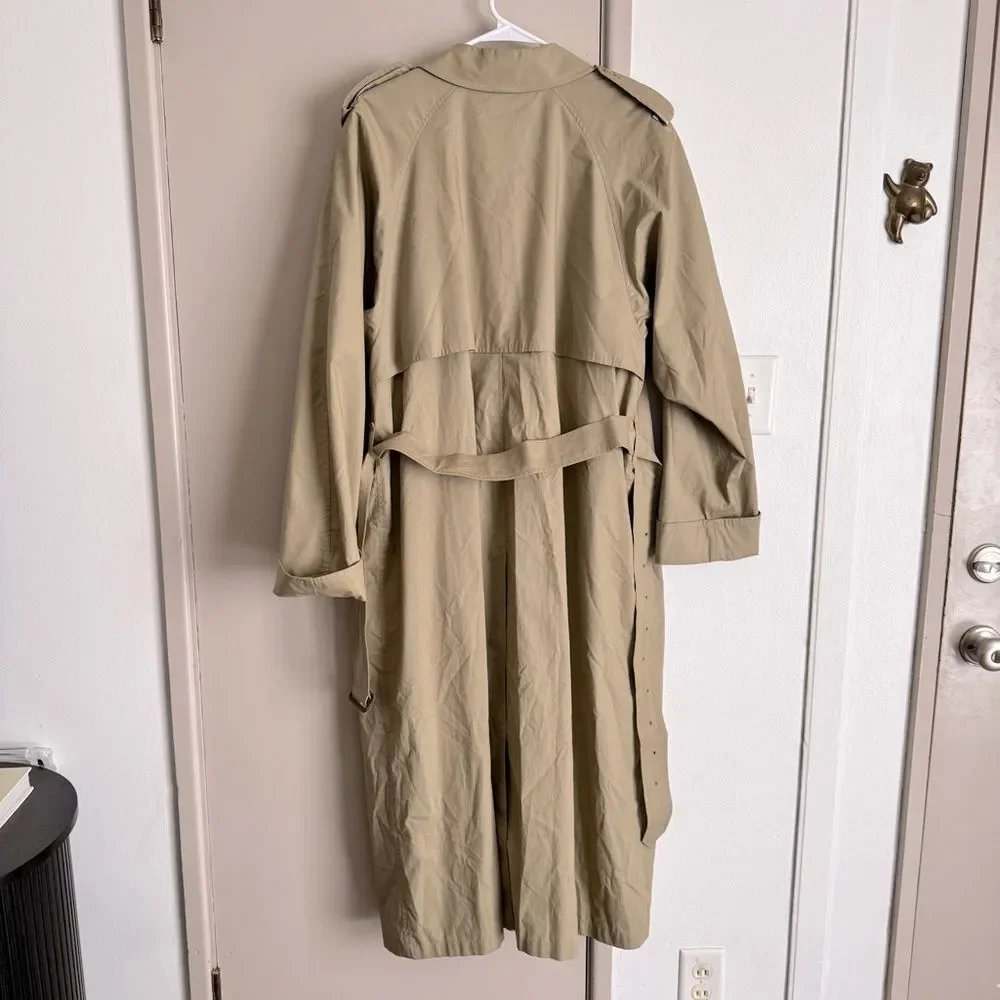 Burberry Tan Heritage Cotton Belted Trench Coat - Picture 4 of 11